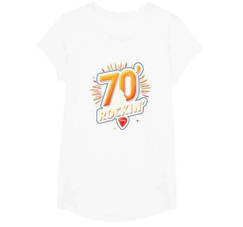 Geschenk zum 70. Geburtstag für Männer – 70 & Still Rockin' T-Shirt, Girls, Weiß, XS von Generic