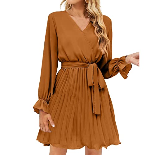 Geschenke Für Frauen Strickkleid Damen, Stillkleider Herbstkleider Sale Leinenkleid Herbst Röcke Herbst Umstandskleid Festliche Abendkleider Klingel Kleider Sale Kleider (Ginger, M) von Generic