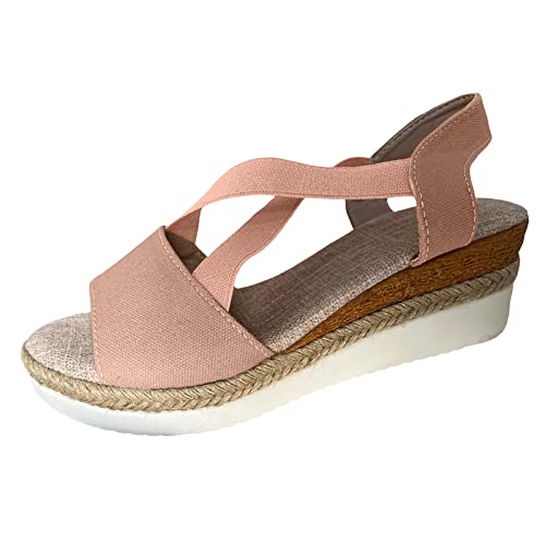 Geschlossene Sandalen Damen Sandalen Damen Sommer Bequem, Breite Füße Schuhe Mit Wedge Absatz, Schicke Leichte Weichen Sohlen Damensandalen, Atmungsaktiv Rutschfeste Sandaletten, Casual Sommerschuhe Geschlossene Sandalen Damen Sandalen Damen Sommer Bequem, Breite Füße Schuhe Mit Wedge Absatz, Schicke Leichte Weichen Sohlen Damensandalen, Atmungsaktiv Rutschfeste Sandaletten, Casual Sommerschuhe von Generic