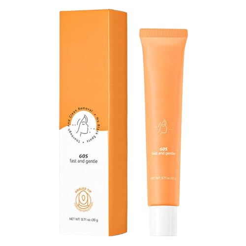 Gesicht Enthaarungscreme Haarentfernungscreme, Oberlippenhaarentfernung Gesichtshaarentfernungscreme, Haarentfernung Gesicht Damen, Beruhigende Enthaarungscreme für KöRper (Orange, 20g) von Generic