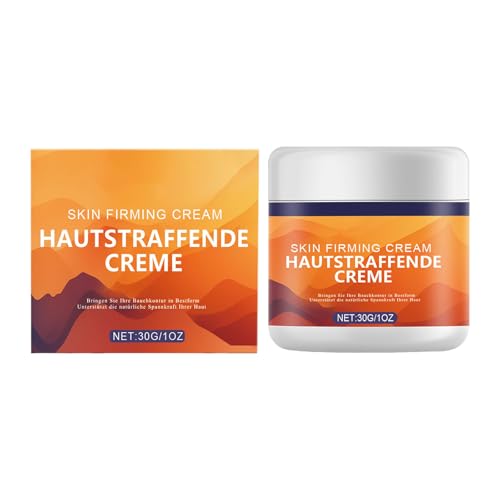 Gesicht Reduziert Falten und Trockenheit Bio Hals Zum Straffen Festigen Geeignet für Schultern Gesichtscreme Männer Trockene Haut (Orange, One Size) von Generic