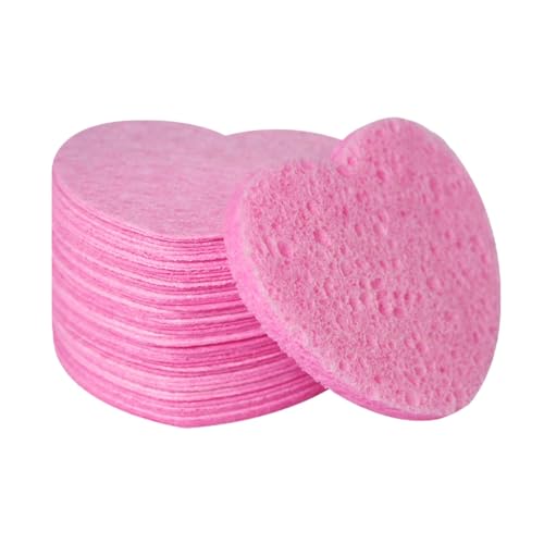 Gesichts-Make-up- – Gesichtsreinigungswerkzeuge, Make-up-Entferner- | Gesichts-Make-up- , Herz-Make-up-Entferner- , Reise, weiche Herzform, Make-up- , von Generic