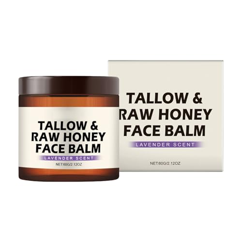 Gesichtspflege mit Honig, feuchtigkeitsspendende Gesichtscreme | 60 g Bio-Balsam, natürlich, aufhellend, nicht fettend, für trockene Haut Männer Winter Nacht Reise Senioren Haus Körper von Generic