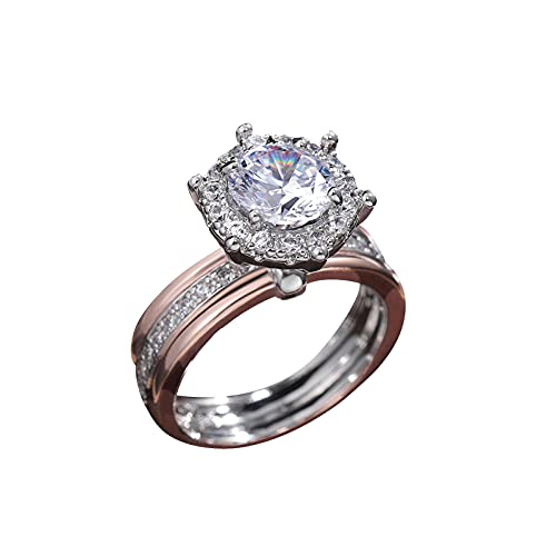 Gestüt Ohrringe Kupfer Retro temperamentvolle Partei Frauen Ringe Bänder (Multicolor, 7) von Generic