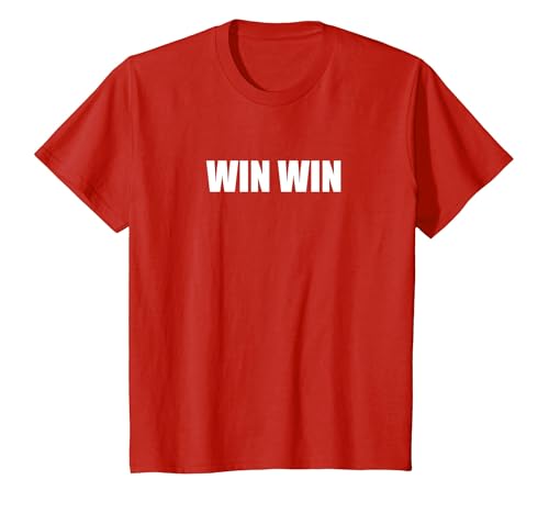Gewinnen Gewinnen T-Shirt, Kinder, Rot, 98 von Generic