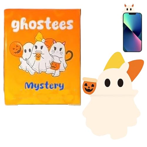 Ghost Phone Charm - süßes Smartphone -Zubehör, Dekorationskoffer Topper | 6-teilige Halloween-Charakter-Anhaftung, lustige mobile für Frauen Mädchen, Mirror Screen Decoration Geschenkidee von Generic