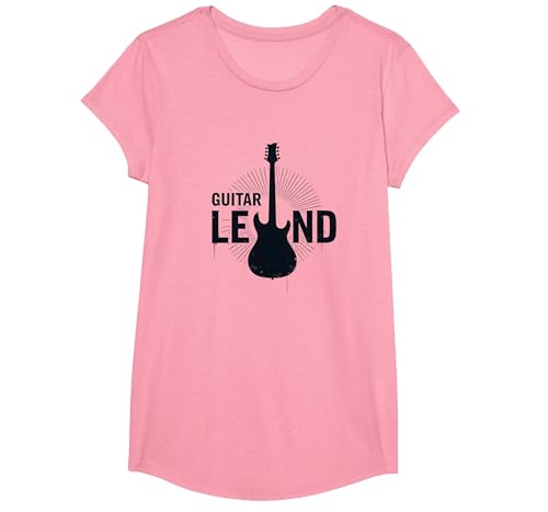 Gitarrenlegende Rockstar-Musiker E-Instrument für Herren T-Shirt, Girls, Rosa, XS Gitarrenlegende Rockstar-Musiker E-Instrument für Herren T-Shirt, Girls, Rosa, XS von Generic