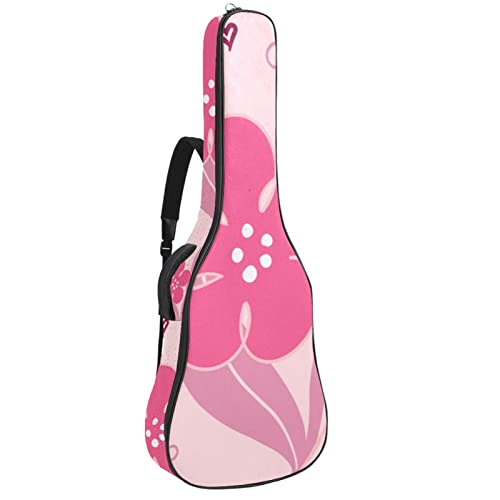 Gitarrentasche für Akustikgitarre – Halloween-Kürbis-Lampen-Gitarrentasche – 104,7 cm / 109,2 cm / 109,2 cm Gitarrentasche – passend für die meisten Gitarr, Mehrfarbig4, 42.9x16.9x4.7 in, Modisches von Generic