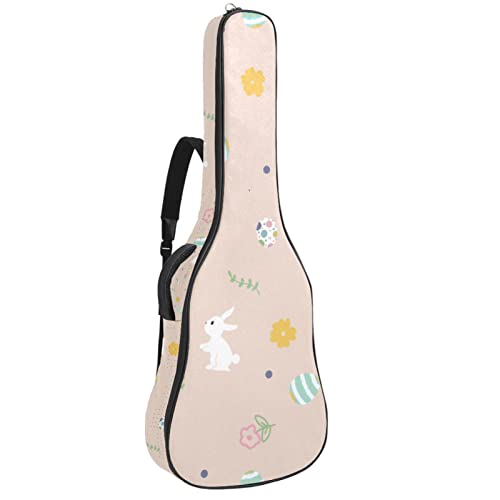 Gitarrentasche für Akustikgitarre – Halloween-Kürbis-Lampen-Gitarrentasche – 104,7 cm / 109,2 cm / 109,2 cm Gitarrentasche – passend für die meisten Gitarr, Mehrfarbig5, 42.9x16.9x4.7 in, Modisches von Generic