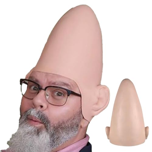 Glatzenkopf, konisch, Halloween-Kostüm | Kopfbedeckung für Alien-Cosplay, Kostümzubehör für Männer und Frauen von Generic