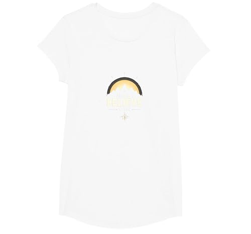 Glaube statt Angst Männer | Fürchte Dich Nicht, glaube nur inspirierend T-Shirt, Girls, Weiß, XS von Generic