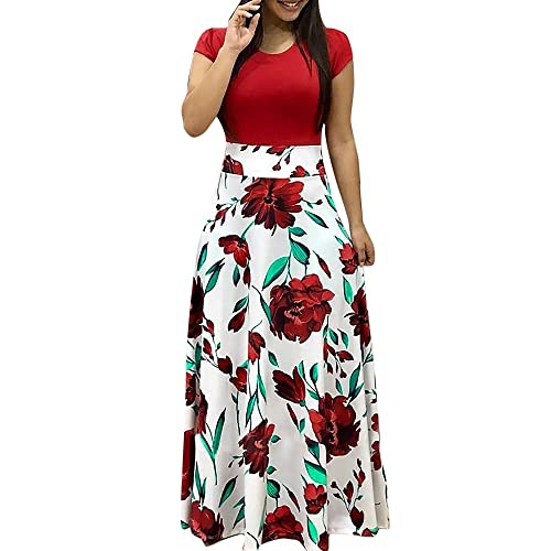 Glitzer Kostüm Damen Boho Kleidung Damen Hemdkleid Damen Kurzarm Kurzes Kleid Kurzes Kleid Blümchenkleid Kleid Gelb Gelbes Kleid Damen Kleidung Damen Kleid Gelb Maxikleid Damen Sommer Sommerkleid von Generic