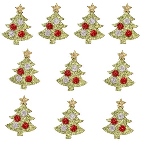 Glitzernde Weihnachtsapplikationen für Haarspangen für Damen, Haarspangen Zubehör von Generic