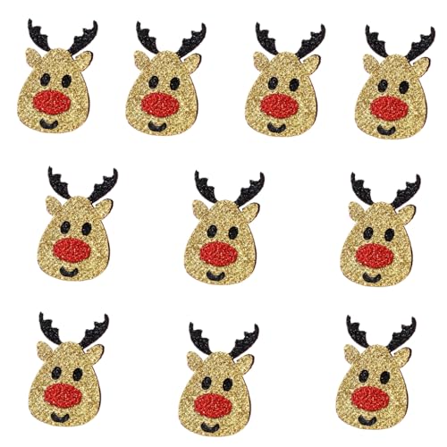 Glitzernde Weihnachtsapplikationen für Haarspangen für Damen, Haarspangen Zubehör von Generic