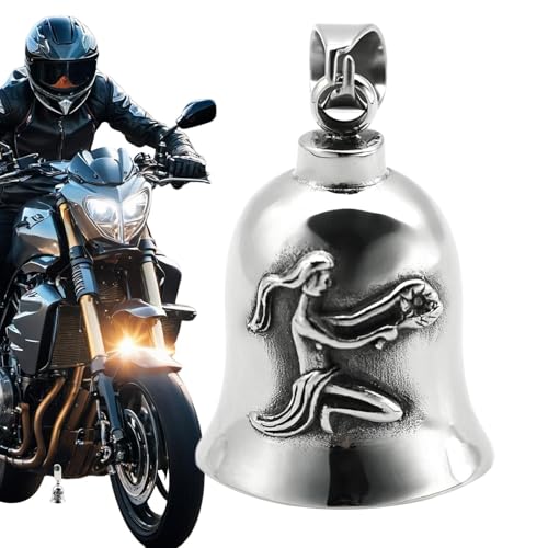 Glocke Für Motorradfahrer - Motorradglocke - Glocke, Schlüsselanhänger Zubehör Für Motorradfahrer Klingel Für Männer, Viel Glück Auf Der Straße, Virgo, riferimento von Generic