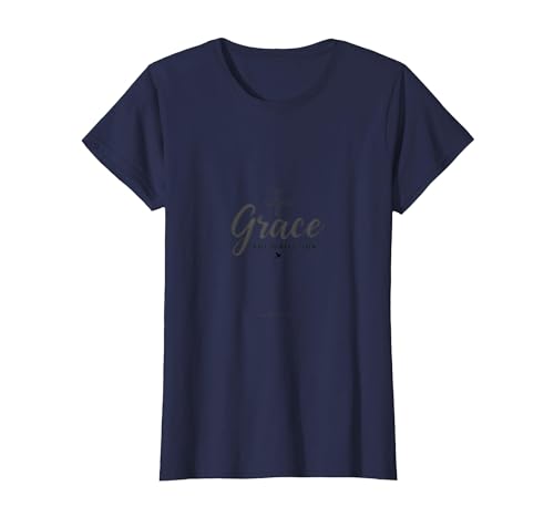Gnade statt Perfektion Christliche Männer Glaube Inspirierend T-Shirt, Damen, Marineblau, XS Gnade statt Perfektion Christliche Männer Glaube Inspirierend T-Shirt, Damen, Marineblau, XS von Generic
