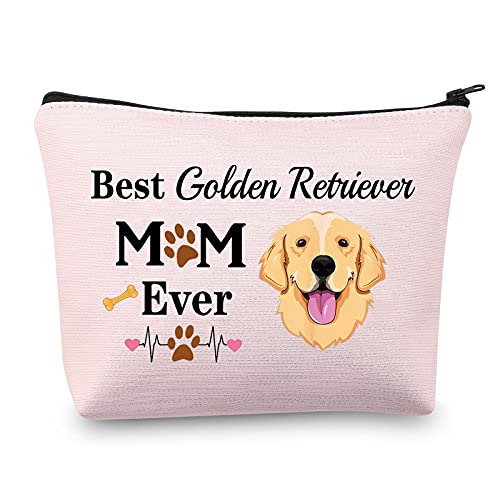 Golden Retriever Mom Gifts Golden Retriever Make-up-Tasche Best Golden Retriever Mom Ever Kosmetiktasche Golden Retriever Liebhaber Geschenke für Golden Retriever Besitzer Reisetasche von Generic