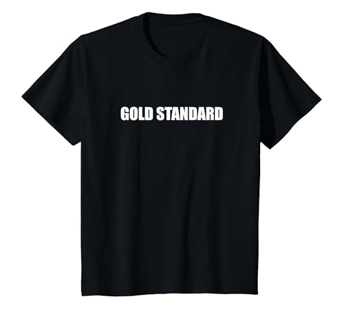 Goldstandard T-Shirt, Kinder, Schwarz, 98 von Generic