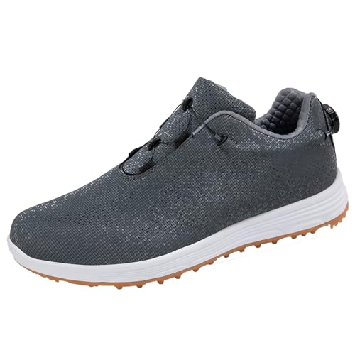 Golfschuhe für Herren, leichte wasserdichte Golferschuhe mit Fußgewölbestütze rutschfeste Wanderschuhe für Rasenplätze,Grau,41 EU Golfschuhe für Herren, leichte wasserdichte Golferschuhe mit Fußgewölbestütze rutschfeste Wanderschuhe für Rasenplätze,Grau,41 EU von Generic