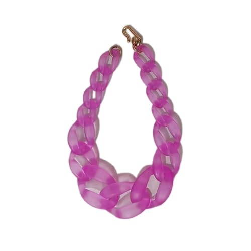 Goth Übertrieben Mix Farbe Chunky Kette Halsketten Für Frauen Acryl Mode Schmuck von Generic