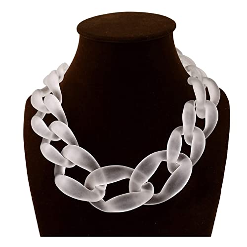Goth Übertrieben Mix Farbe Chunky Kette Halsketten Für Frauen Acryl Mode Schmuck Goth Übertrieben Mix Farbe Chunky Kette Halsketten Für Frauen Acryl Mode Schmuck von Generic