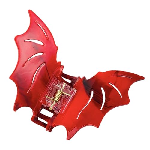 Gothic Bat Hair Clip - Hohlauslösende Horror -Haar Accessoire Für Mädchen Und Frauen | Halloweens -Party -Requisite Mit Lebendigem -Design, Gruselige Haardekoration Für Cosplay, Kostümstyli von Generic