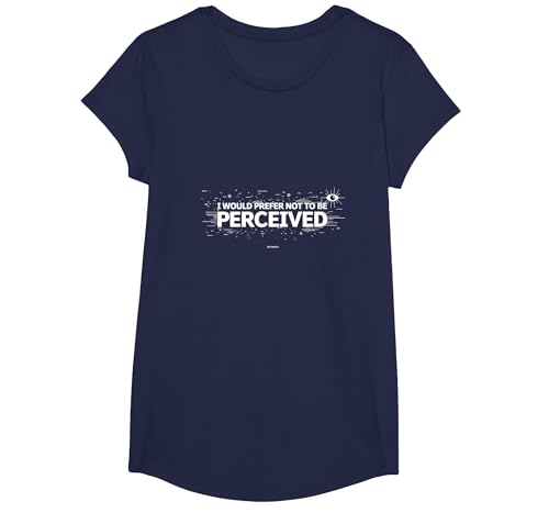 Grafik „Ich wähle Gewalt: Nicht wahrgenommen Werden“ T-Shirt, Girls, Marineblau, XS Grafik „Ich wähle Gewalt: Nicht wahrgenommen Werden“ T-Shirt, Girls, Marineblau, XS von Generic