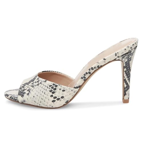 Grau,40 EU,Wildleder-Stiletto-Absätze für Damen, rund, offene Zehenpartie, Slip-On-Pantoletten, modische Sandalen mit rückenfreiem Absatz, Party-, Hochzeits- und Urlaubsschuhe Grau,40 EU,Wildleder-Stiletto-Absätze für Damen, rund, offene Zehenpartie, Slip-On-Pantoletten, modische Sandalen mit rückenfreiem Absatz, Party-, Hochzeits- und Urlaubsschuhe von Generic