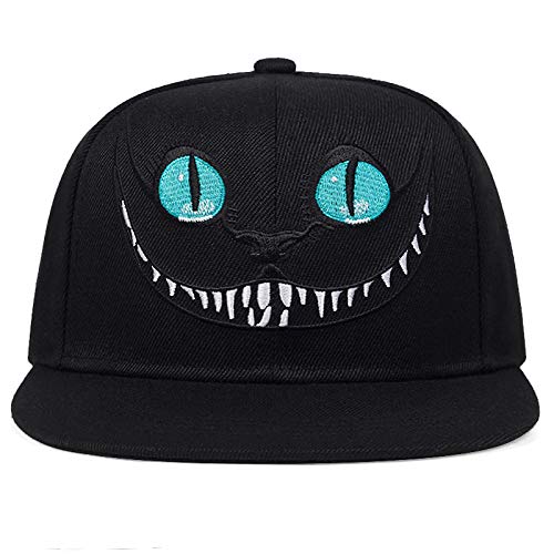 Grinsekatze Bestickte Baseballmütze Niedliche Snapback-Mütze Herren- Und Damen-Universal-Baumwollkappe Verstellbare Hip-Hop-Kappe von Generic