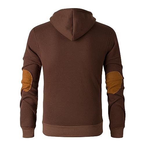 Grob Strick Pullover Bunter Strickpulli Hoodie Männer Orangener Pulli Zip Pulli Cashmere Pulli Hoodie Jacken Blaue Hoodies Herrensweatshirts Stehkragen Pulli Herren Herrn Strickjacke von Generic