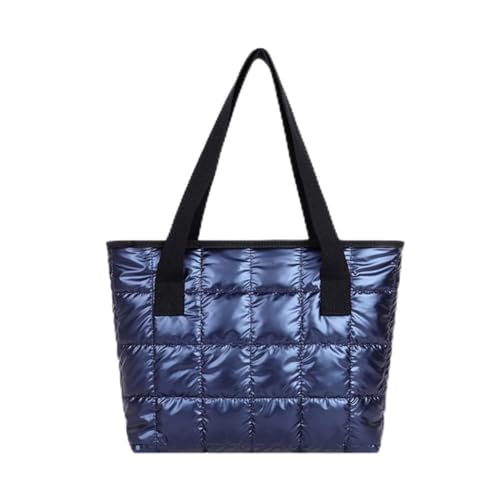 Große Kapazität Stepp Einkaufstaschen Frauen Nylon Tuch Schulter Taschen Weibliche Casual Tote Handtaschen for Mädchen Frauen Straße von Generic