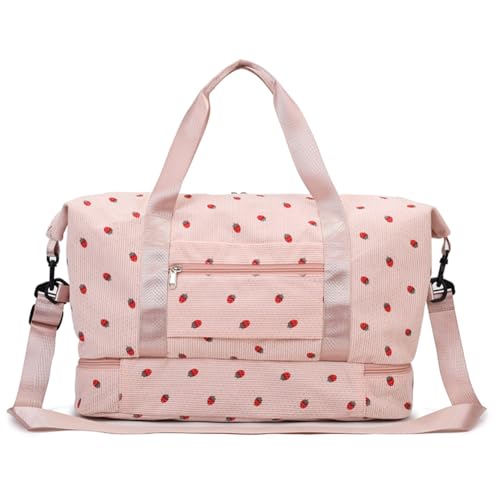 Große Sport- und Reisetasche Damen mit Schuhfach Weekender Handgepäck for Frauen und Mädchen von Generic