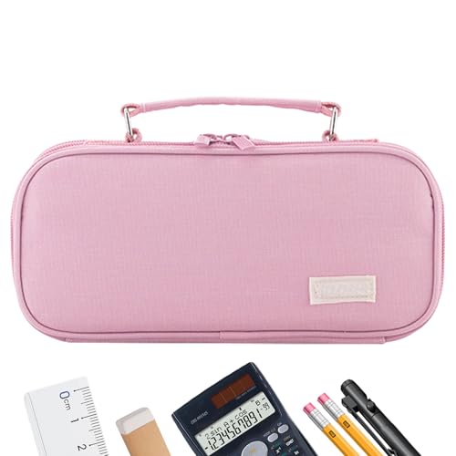 Großer Bleistiftbeutel - Multi Layer Polyester -Beutel, Maschenpocket -Design | Handheld Geräumiger Briefpapierhalter Mit Großer Kapazität, Multifunktionaler Bleistiftkoffer Für Stiftebürsten Kosmet von Generic