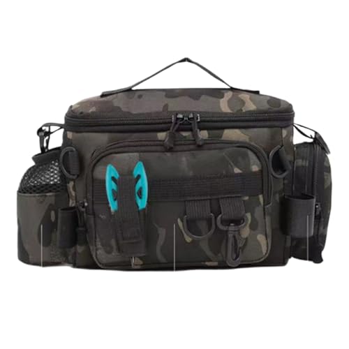Großer Fischereiköderbeutel | Oxford Carryall Rod Heavy-Duty Tackle Organizer für Köderrollen Werkzeuge wasserdichte tragbare Getriebelager Outdoor-Verwendung Großer Fischereiköderbeutel | Oxford Carryall Rod Heavy-Duty Tackle Organizer für Köderrollen Werkzeuge wasserdichte tragbare Getriebelager Outdoor-Verwendung von Generic