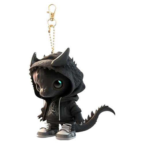 Generic Gruseliger Skelett Schlüsselanhänger, Schlüsselanhänger Mit Skelett-Anhänger | Totenkopf-2D-Schlüsselanhänger, Bunte Totenkopf-Schlüsselanhänger Für Taschenanhänger, Mode, Taschen von Generic