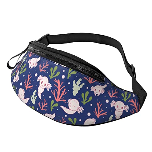 Gürteltasche Axolotl Korallen Seegras, Sport Hüfttasche Mode Bauchtasche Atmungsaktiv Umhängetaschen Für Reisen Laufen Damen von Generic