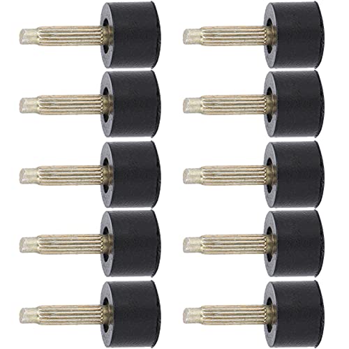 Gummi -Fersen -Protektoren für, 5 Paar Frauen High Heel Spitzen Ersatz TPU Runde Nonslip Shoe Reparaturdüdeln (Runder dicker Stab 600 A (1,0 cm Durchmesser)) von Generic