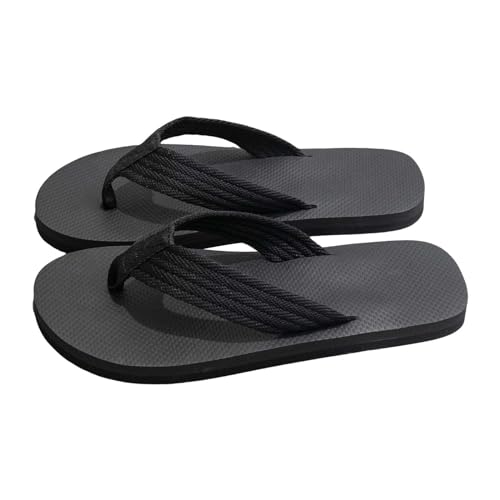 Gummipantoffeln Für Herren Strandschuhe, Flip Flops Schwarz Herren Modisch Badeschlappen Weich rutschfest Freizeitschuhe Aushöhlen Atmungsaktiv Trekkingschuhe Leichtgewichts Party-Sandalen Gummipantoffeln Für Herren Strandschuhe, Flip Flops Schwarz Herren Modisch Badeschlappen Weich rutschfest Freizeitschuhe Aushöhlen Atmungsaktiv Trekkingschuhe Leichtgewichts Party-Sandalen von Generic
