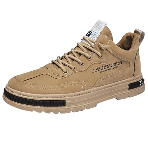 Gummischuhe Herren Halbhoch Arbeitsschuhe Freizeitschuhe Herren Sportlich Wasserdicht Weich rutschfest Flacheschuhe Bequem Klobige Schuhe Abriebfest Walkingschuhe Heben Höhere Trainingsschuhe von Generic