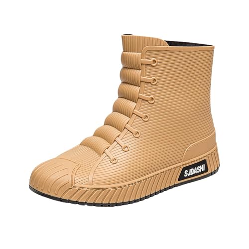 Gummistiefel Damen Halbhoch Bequem Gummistiefel Wasserdicht Ankle Wellies Stiefeletten Weiche Sohlen Hiking Flach Safety Regenstiefel Bequem Arbeitsstiefel Robust wasserdichte Boots Gummistiefel Damen Halbhoch Bequem Gummistiefel Wasserdicht Ankle Wellies Stiefeletten Weiche Sohlen Hiking Flach Safety Regenstiefel Bequem Arbeitsstiefel Robust wasserdichte Boots von Generic