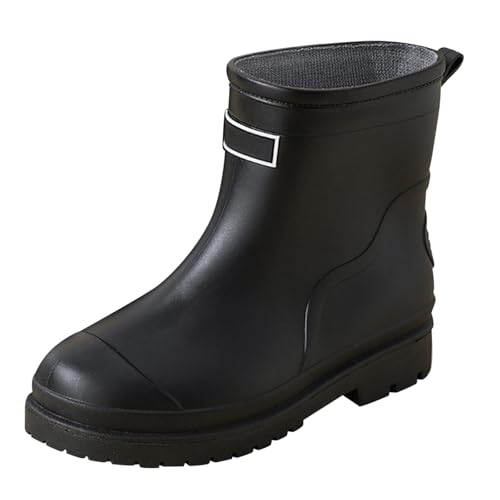 Gummistiefel Damen Halbhoch Leicht rutschfest Regenschuhe Damen Rain Boots Wasserdicht Stiefeletten Schlupfstiefel Gummistiefeletten Unisex Angelstiefel Bequem Damenschuhe Gummistiefel Damen Halbhoch Leicht rutschfest Regenschuhe Damen Rain Boots Wasserdicht Stiefeletten Schlupfstiefel Gummistiefeletten Unisex Angelstiefel Bequem Damenschuhe von Generic