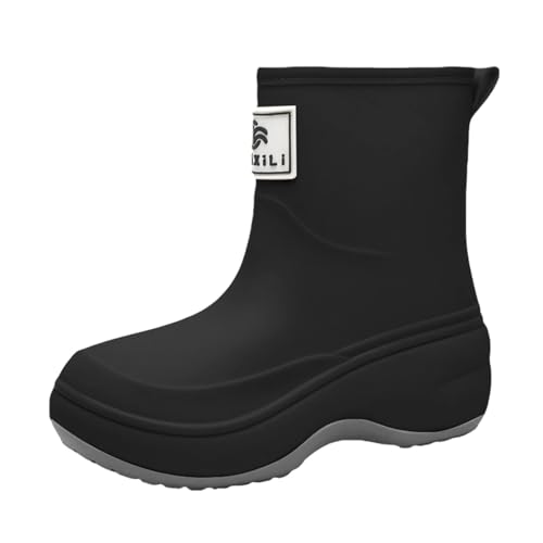 Gummistiefel Damen Halbhoch Wasserdichte Regenstiefel – Langschaft Wasserdicht Ankle Wellies Stiefeletten Gartenstiefel Sommer Regenstiefel Bequem Arbeitsstiefel Robust Wasserdichte Boots Gummistiefel Damen Halbhoch Wasserdichte Regenstiefel – Langschaft Wasserdicht Ankle Wellies Stiefeletten Gartenstiefel Sommer Regenstiefel Bequem Arbeitsstiefel Robust Wasserdichte Boots von Generic