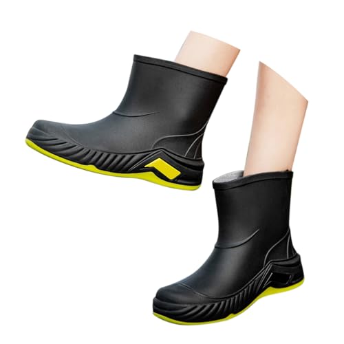 Gummistiefel Damen Herren Halbhoch Gummi Stiefeletten Leicht Rutschfest Regenschuhe Gummistiefeletten Weiche Sohlen Hiking Flach Safety Regenstiefel Bequem Arbeitsstiefel Robust Wasserdichte Boots Gummistiefel Damen Herren Halbhoch Gummi Stiefeletten Leicht Rutschfest Regenschuhe Gummistiefeletten Weiche Sohlen Hiking Flach Safety Regenstiefel Bequem Arbeitsstiefel Robust Wasserdichte Boots von Generic