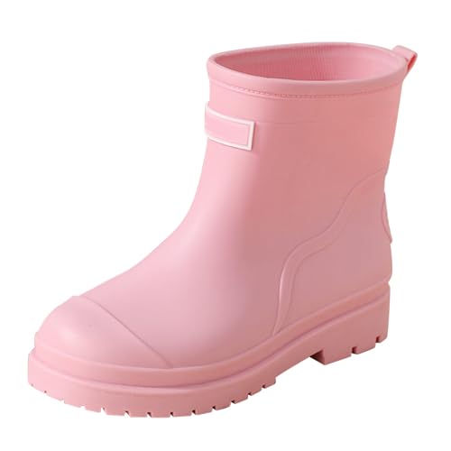 Gummistiefel Damen – Hohe Gummi Stiefeletten Wasserdicht Ankle Wellies Stiefeletten Strapazierfähig Gartenschuhe Bequem Arbeitsstiefel Robust wasserdichte Boots Gummistiefel Damen – Hohe Gummi Stiefeletten Wasserdicht Ankle Wellies Stiefeletten Strapazierfähig Gartenschuhe Bequem Arbeitsstiefel Robust wasserdichte Boots von Generic
