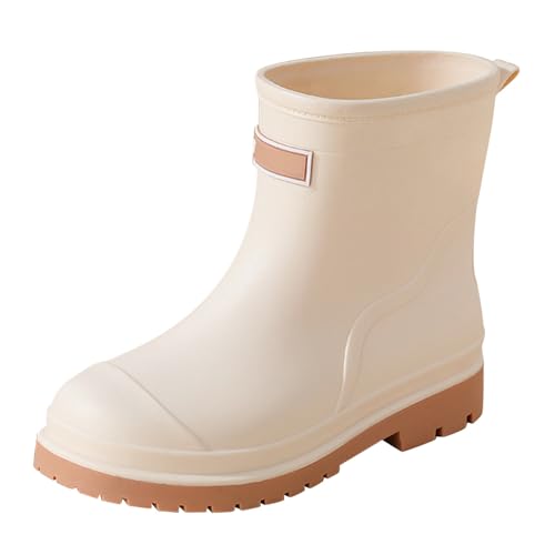 Gummistiefel Damen – Hohe Gummi Stiefeletten Wasserdicht Ankle Wellies Stiefeletten Strapazierfähig Gartenschuhe Bequem Arbeitsstiefel Robust wasserdichte Boots Gummistiefel Damen – Hohe Gummi Stiefeletten Wasserdicht Ankle Wellies Stiefeletten Strapazierfähig Gartenschuhe Bequem Arbeitsstiefel Robust wasserdichte Boots von Generic