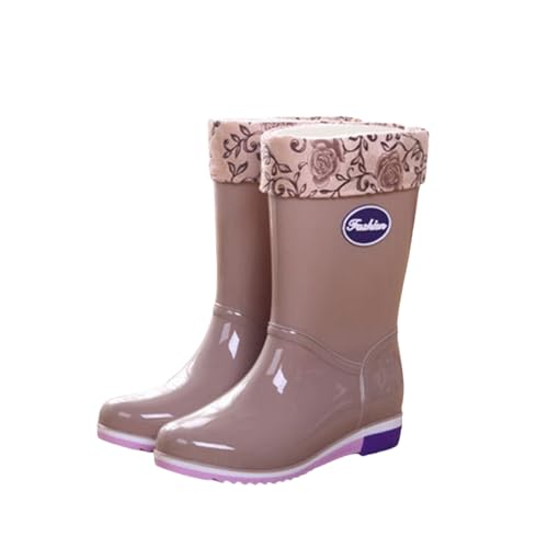 Gummistiefel Damen – Hohe Wasserdicht Regenstiefel Outdoor Rain Boots Wasserdicht Stiefeletten Kurz Stiefeletten Regenschuhe Sicherheitsstiefel Garten Stiefel Gummistiefel Damen – Hohe Wasserdicht Regenstiefel Outdoor Rain Boots Wasserdicht Stiefeletten Kurz Stiefeletten Regenschuhe Sicherheitsstiefel Garten Stiefel von Generic