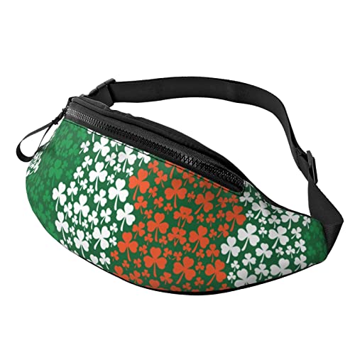 Gurttasche Irische Flagge Als Design Für Den St. Patrick's Day, Schultertaschen Mit Reißverschluss Sport Hüfttasche Atmungsaktiv Sport Gürteltasche Für Herren Reisen Outdoor von Generic