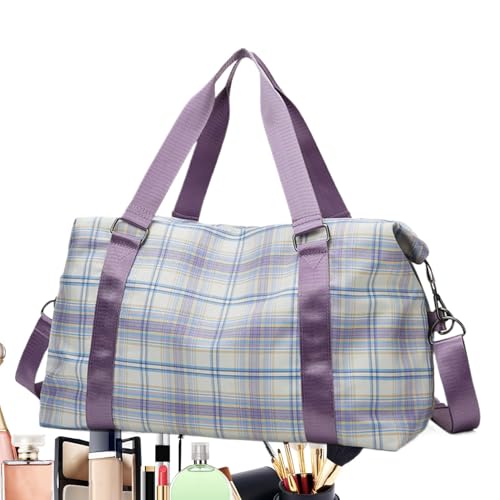 Gymnastiktasche – Sporttasche aus , Duffel Sports | Schwanz aus wasserdichtem , Fitness-Tasche, Mehrzwecktasche für Reisen während der Nacht, leichter Turnbeutel mit, Lavendelfarben von Generic