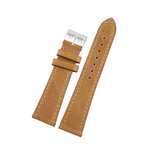 HMFANG Uhrenarmband mit Schnellverschluss, 18 mm, 19 mm, 20 mm, 22 mm, for Herren und Damen, Ersatzarmband(Khaki,22MM_S-110 70MM) von Generic