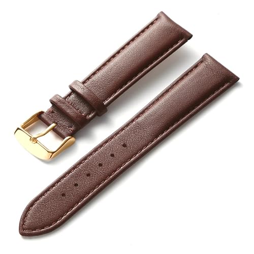 HMFANG Uhrengürtel Herren Echtleder Rindsleder Damen Dornschließe Statt Kompatibel Mit Longines Kompatibel Mit Omega Kompatibel Mit Tissot Kompatibel Mit IWC Gürtel 16 18 20 22 Mm(Dark brown gold,13mm HMFANG Uhrengürtel Herren Echtleder Rindsleder Damen Dornschließe Statt Kompatibel Mit Longines Kompatibel Mit Omega Kompatibel Mit Tissot Kompatibel Mit IWC Gürtel 16 18 20 22 Mm(Dark brown gold,13mm von Generic